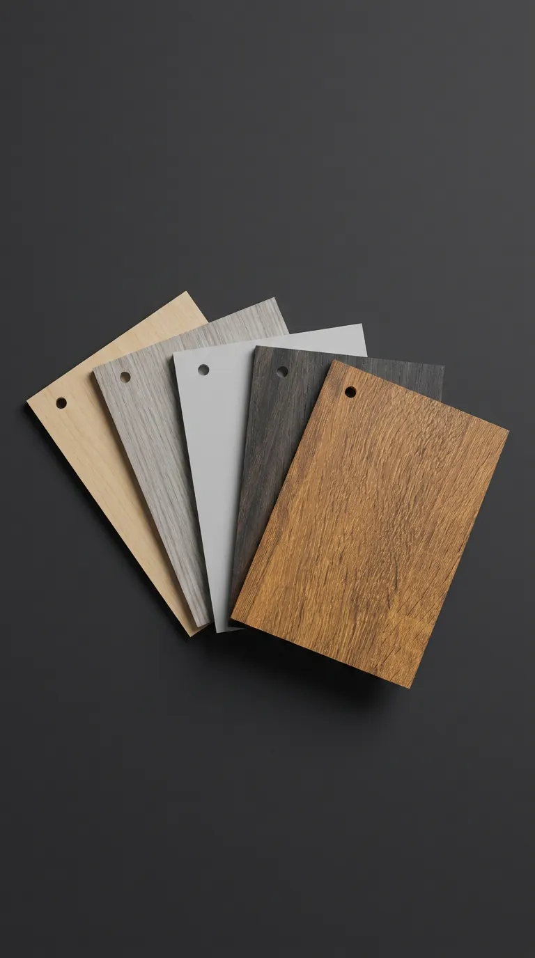 Tablero de Melamina con acabado decorativo para muebles y closets