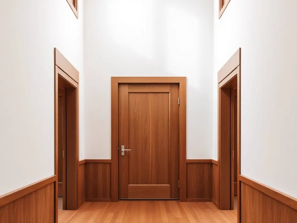 Puerta entamborada en Triplex hecha a la medida